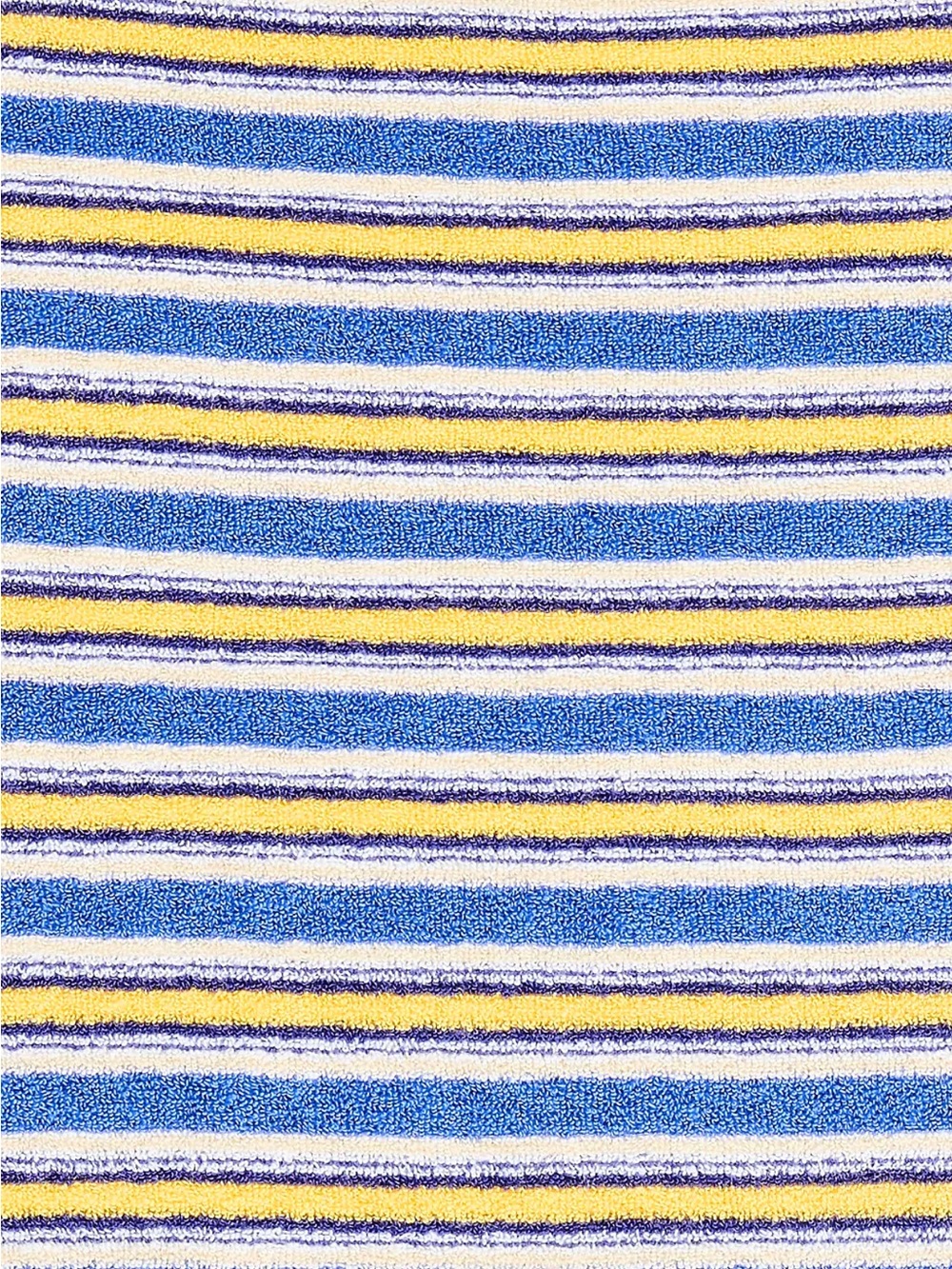 J. Crew Towel Terry T-shirt Dress in Stripe Sunwashed Sea - Picture 4 of 9